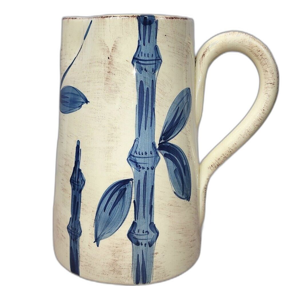 Vintage Made in Italy ceramic pitcher handmade for Mariposa